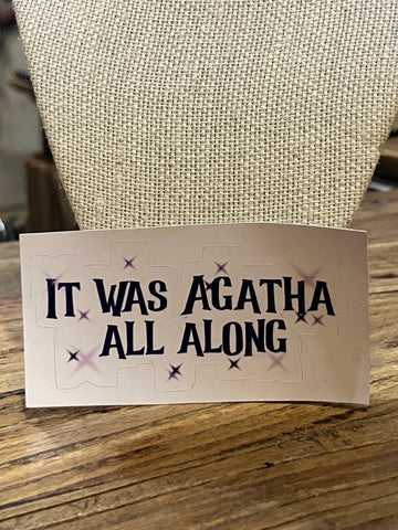 Agatha All Along Sticker