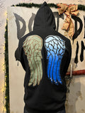 New Daryl Wings Zip-Up Hoodie