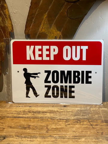 Large Zombie Zone-Large 12x18