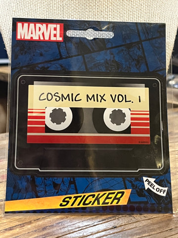 Gaurdians Mix Tape Sticker