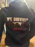 We Survived Somehow Zip Up Hoodie