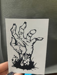 Zombie Hand Sticker