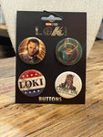 Loki 4 Button Set