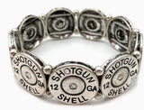 12G Shotgun Shell Stretch Bracelet