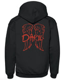 Kids Hooded Sweatshirt-Daryl Wings