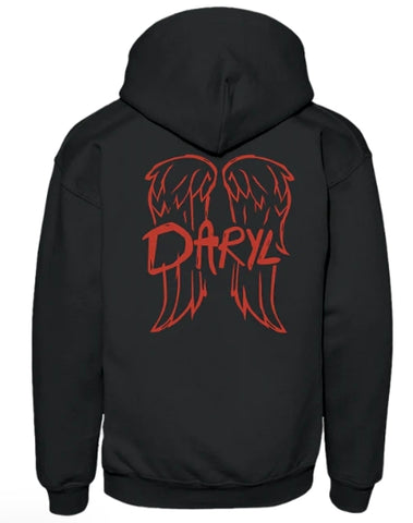 Kids Hooded Sweatshirt-Daryl Wings