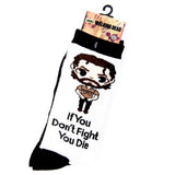 Rick Caracature Crew Sock
