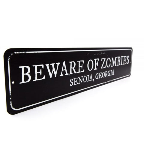 Beware of Zombies - Tin Sign