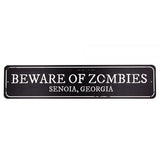 Beware of Zombies - Tin Sign