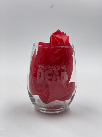 Stemless The Walking Dead Wine Glass